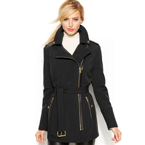 michael kors women's black coat|michael kors women's coats sale.